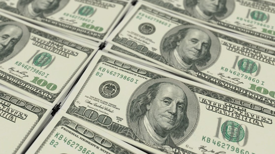 US Dollar 100 bills - used